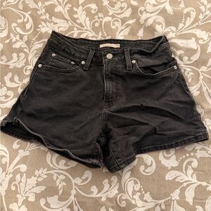 Levi's Charcoal Jean Shorts